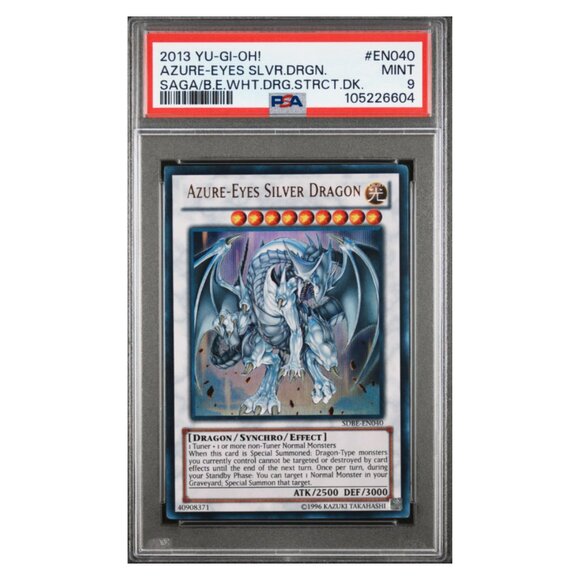 YU-GI-OH! 2013 AZURE-EYES SILVER DRAGON #EN040 SAGA BLUE-EYES WHITE DRAGON DECK